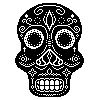 Inscription #0 — the pixel-art skull that Casey Rodarmor inscribed as the first-ever Bitcoin ordinal.